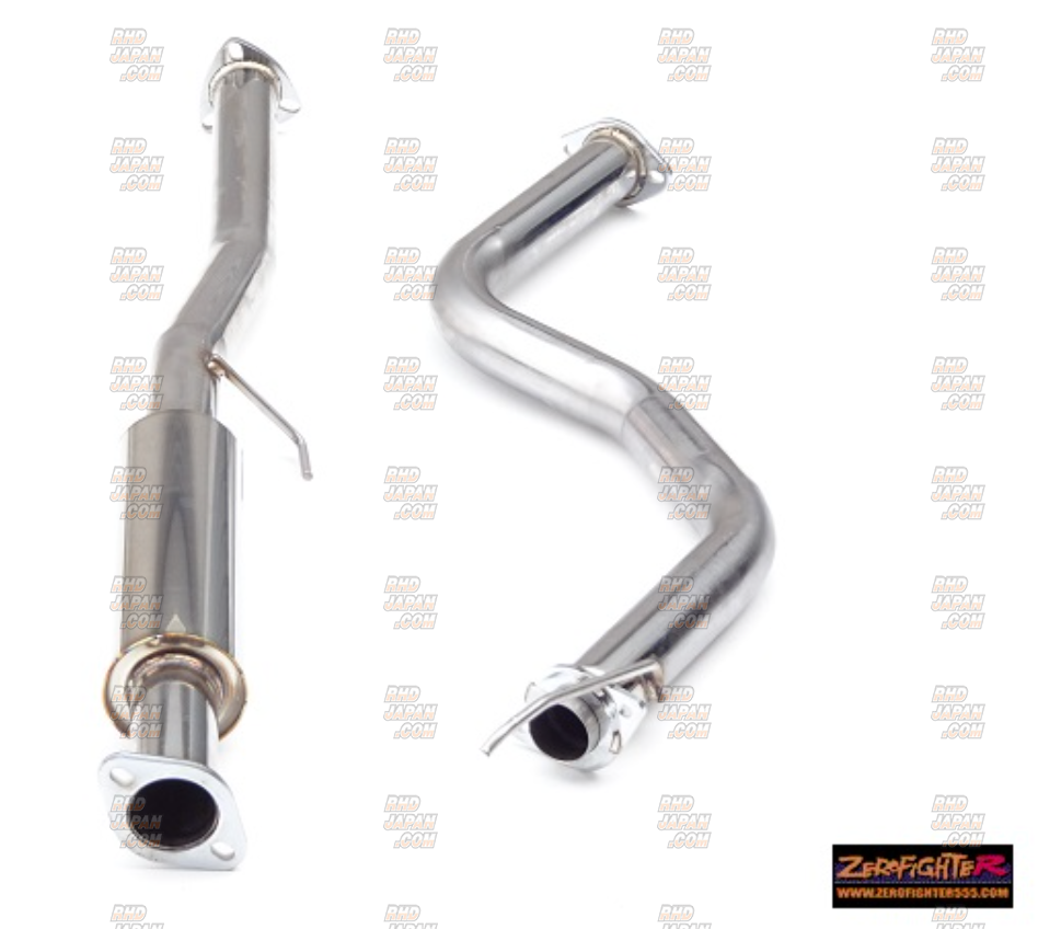 Zero Fighter Auto Custom Center Pipe Type-B - Civic Type-R EK9